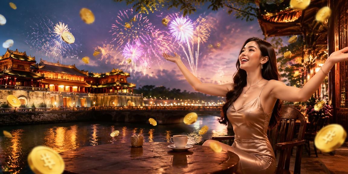 Người dùng tại Huế ngồi cà phê theo dõi kết quả cá cược thể thao trực tuyến trên điện thoại