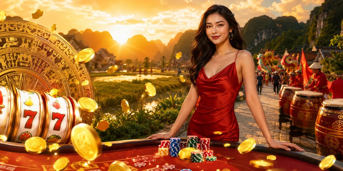 Người chơi slot game tại Ninh Bình trong không khí lễ hội truyền thống